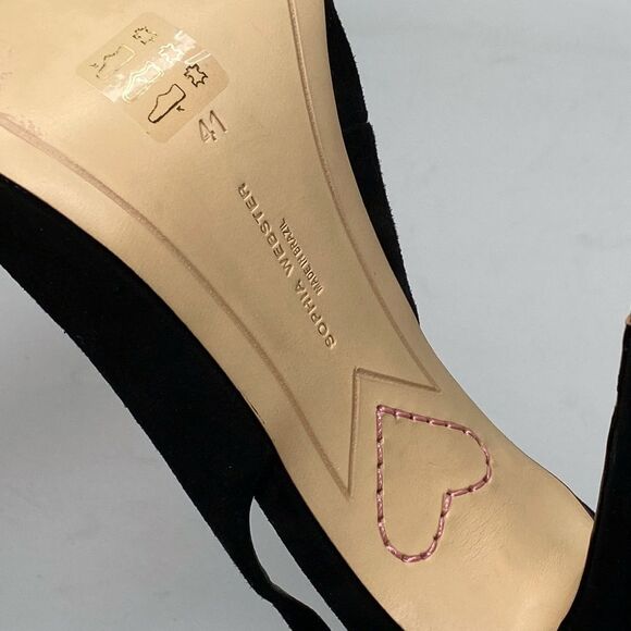 Sophia Webster Vanessa Butterfly Suede Slingback Pump size 41 - Picture 13 of 13